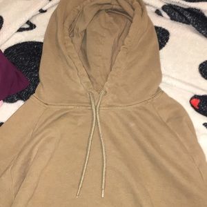 tan hoodie from H&M